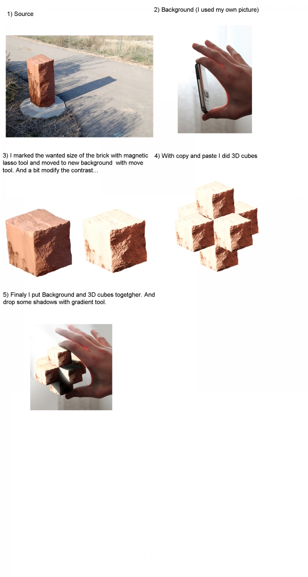 Creation of 3D Cubes: Step 1